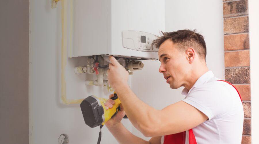 Local tankless water heater installation in Union, MS